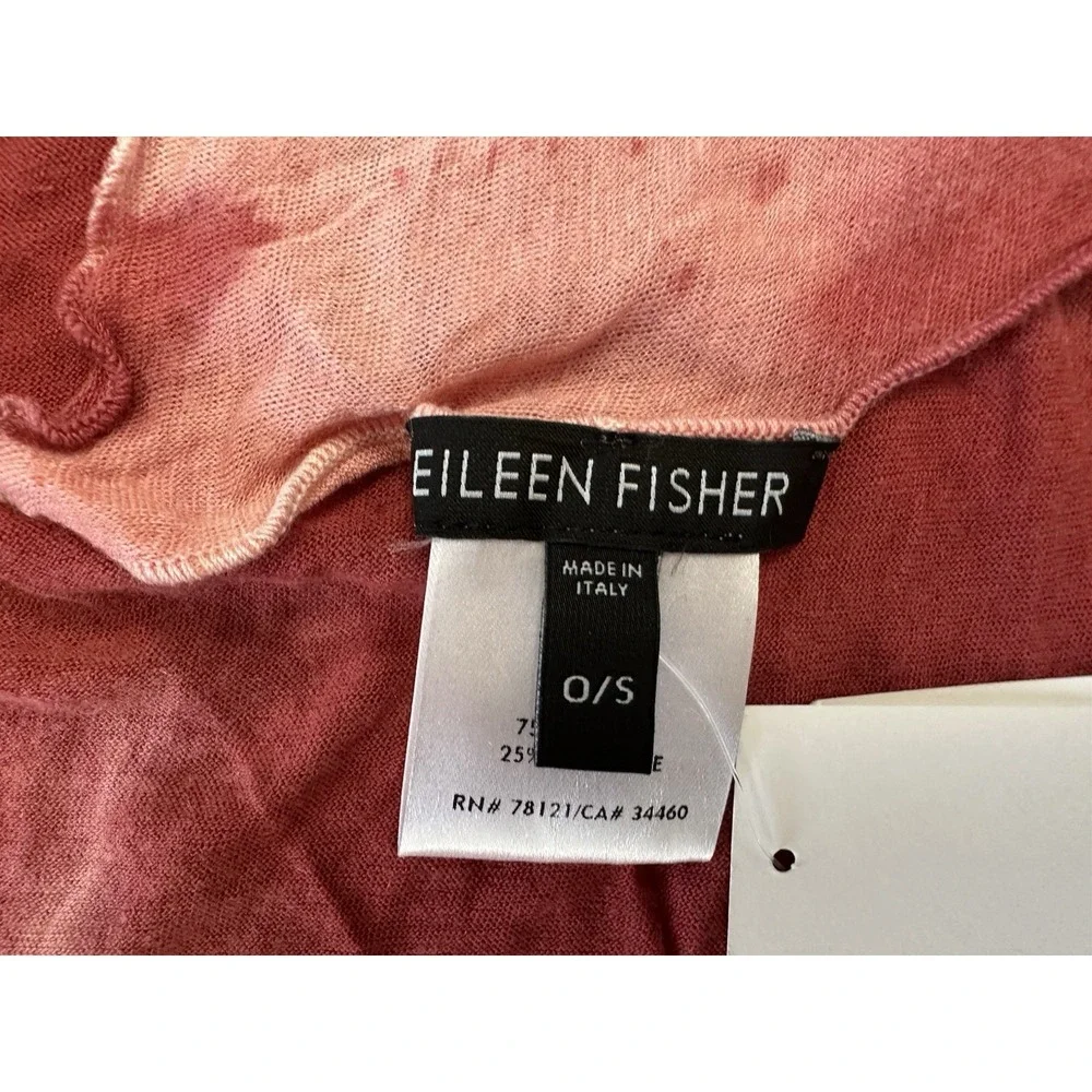 EILEEN FISHER Pink Viscose Cashmere Ombre Angled Scarf NWT‎